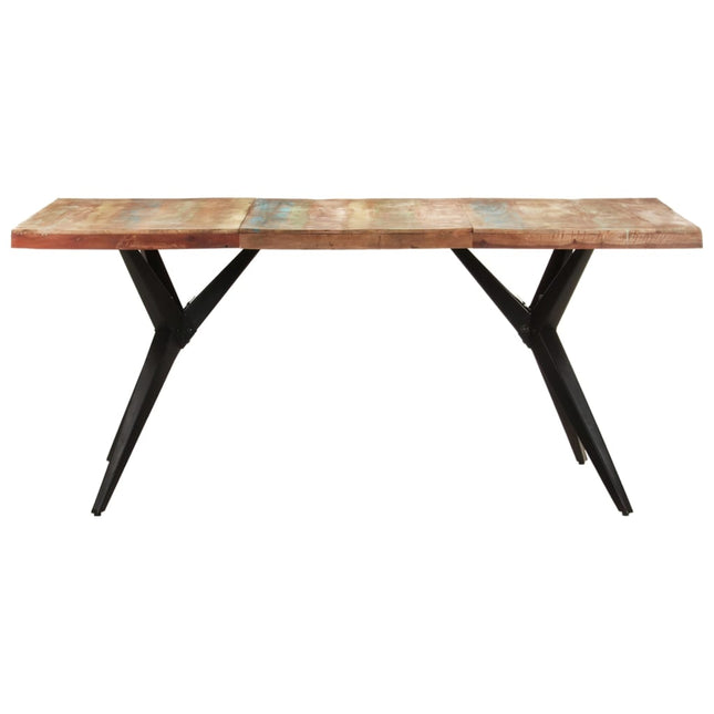 Tavolo da Pranzo 180x90x76 cm in Legno Massello di Recupero