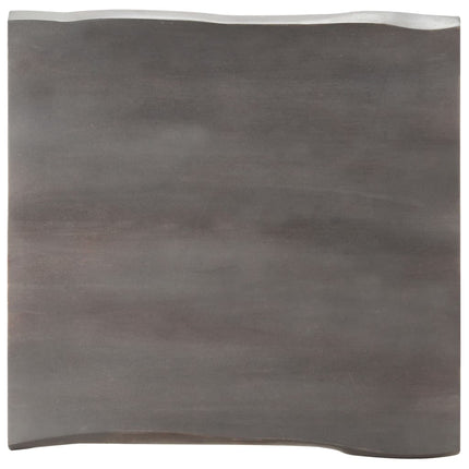 Tavolino da Salotto con Bordi Vivi 60x60x40 cm Massello Acacia