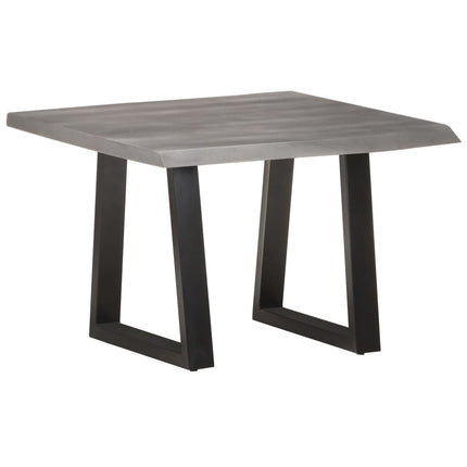 Tavolino da Salotto con Bordi Vivi 60x60x40 cm Massello Acacia