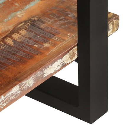 Credenza con 3 Ripiani 120x40x75 cm in Massello di Recupero