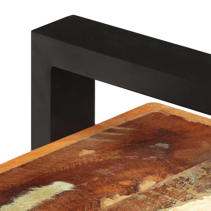 Credenza con 3 Ripiani 120x40x75 cm in Massello di Recupero
