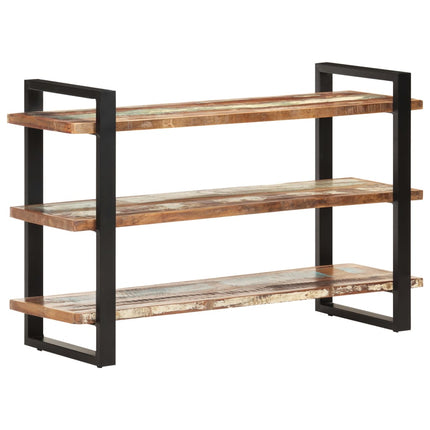 Credenza con 3 Ripiani 120x40x75 cm in Massello di Recupero