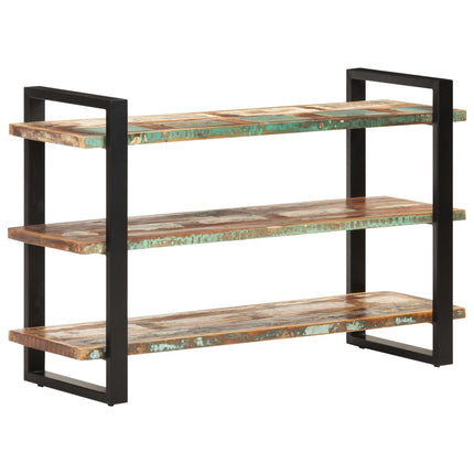 Credenza con 3 Ripiani 120x40x75 cm in Massello di Recupero