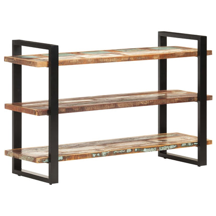 Credenza con 3 Ripiani 120x40x75 cm in Massello di Recupero