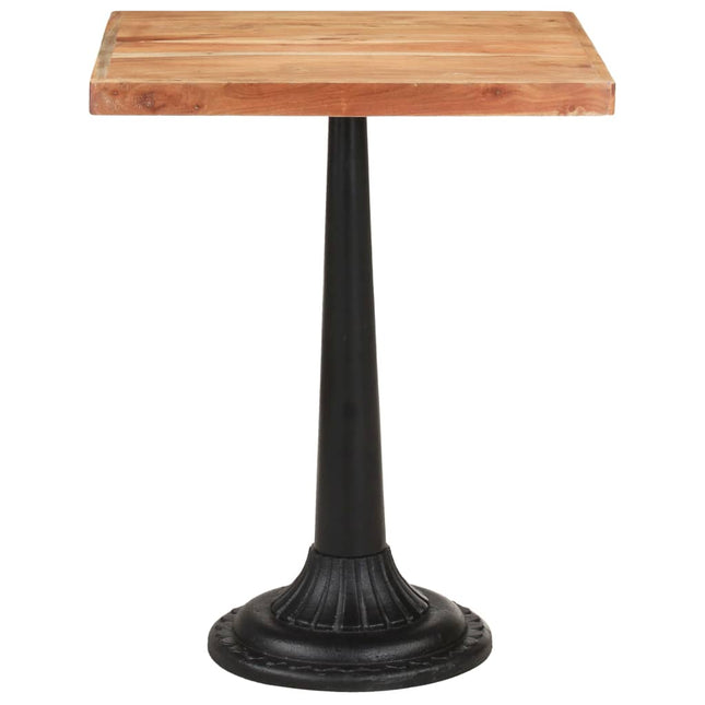 Tavolo da Bistrot 60x60x76 cm in Legno Massello di Acacia