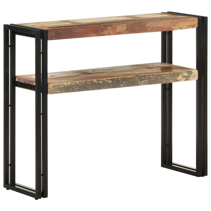 Tavolo Consolle 90x30x75 cm in Legno Massello di Recupero