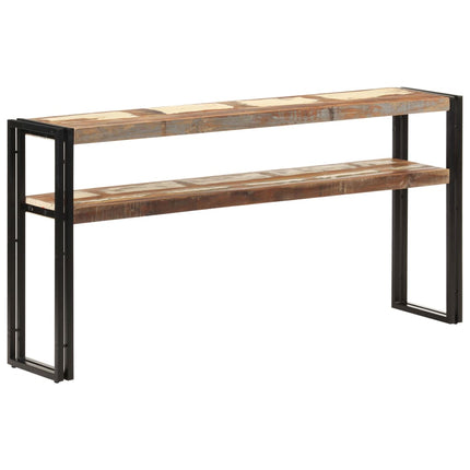 Tavolo Consolle 150x30x75 cm in Legno Massello di Recupero