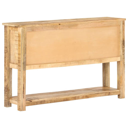 Credenza 120x30x76 cm in Legno di Mango Grezzo