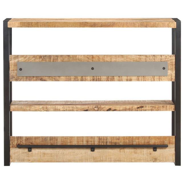 Tavolo da Bar 120x40x101 cm in Legno di Mango Grezzo