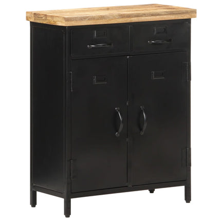 Credenza 60x30x76 cm in Legno di Mango Grezzo