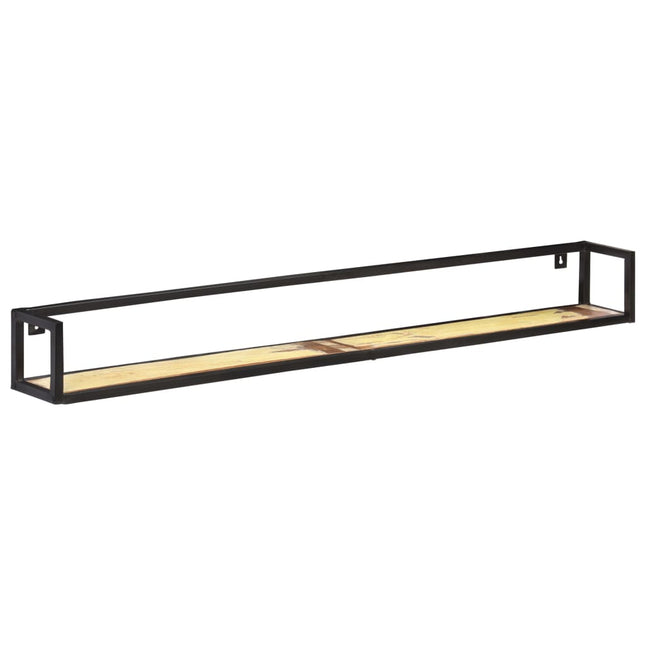 Mensole a Muro 2 pz 160 cm in Legno Massello di Recupero
