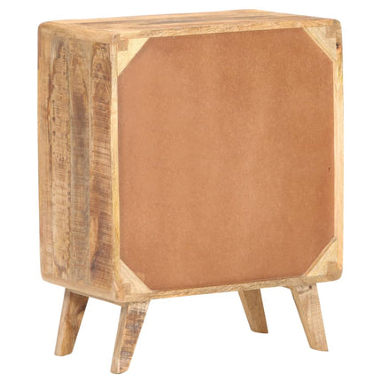 Credenza 60x35x75 cm in Legno Massello di Mango Grezzo