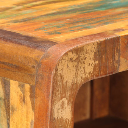 Credenza Alta 45x32x110 cm in Legno Massello di Recupero