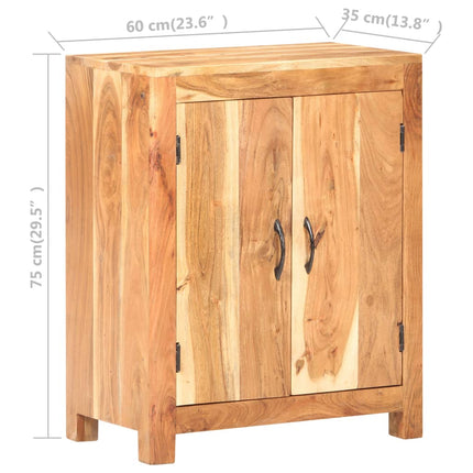 Credenza 60x35x75 cm in Legno Massello d'Acacia