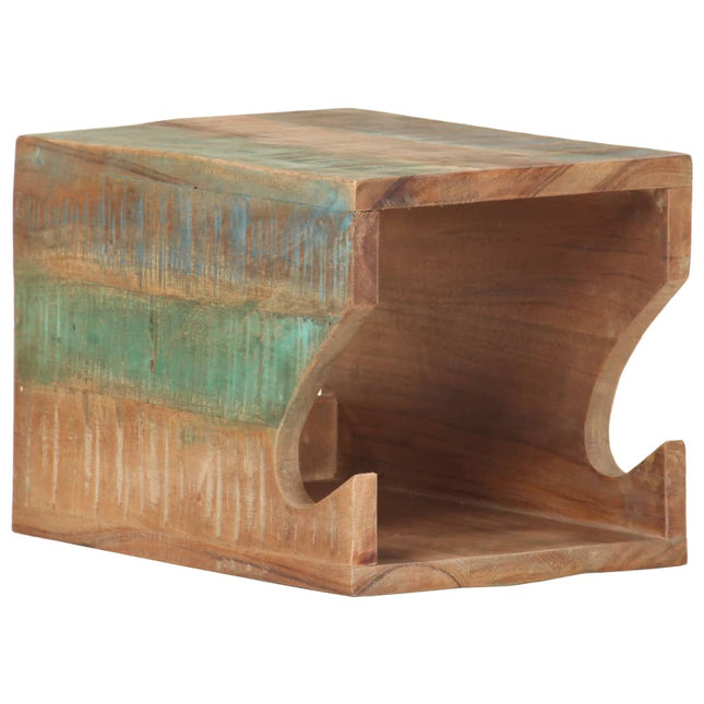 Supporto Bicicletta da Parete 35x25x25 cm in Legno di Recupero