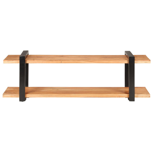 Mobile Porta TV 130x40x40 cm in Legno Massello di Acacia