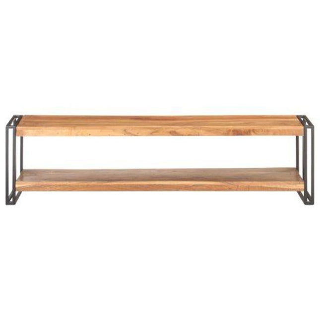 Mobile Porta TV 150x30x40 cm in Legno Massello di Acacia