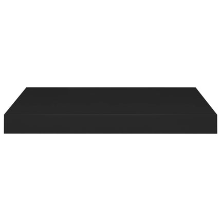 Scaffali a Parete 4 pz Neri 50x23x3,8 cm in MDF