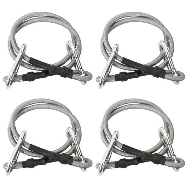 Corde con Moschettone 4 pz Gomma