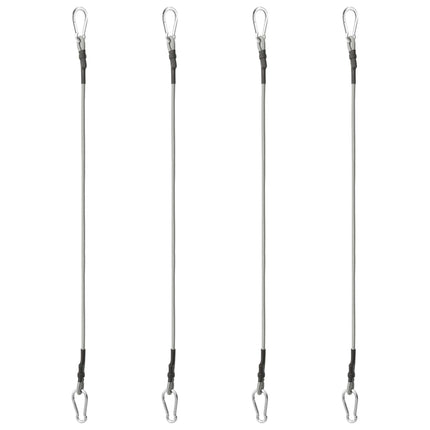 Corde con Moschettone 4 pz Gomma
