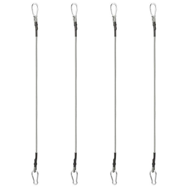 Corde con Moschettone 4 pz Gomma