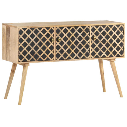 Credenza 118x35x75 cm in Legno Massello di Mango
