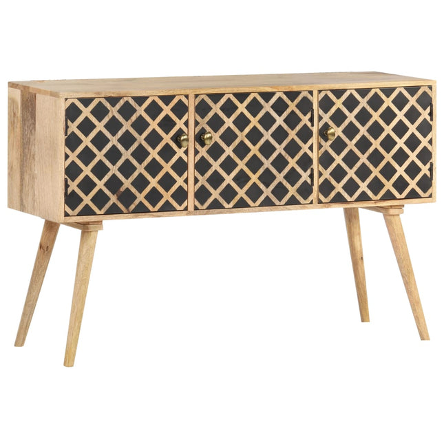 Credenza 118x35x75 cm in Legno Massello di Mango