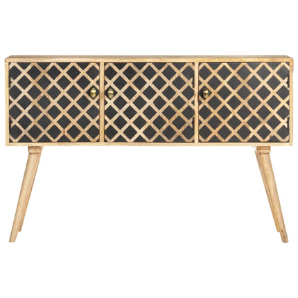 Credenza 118x35x75 cm in Legno Massello di Mango
