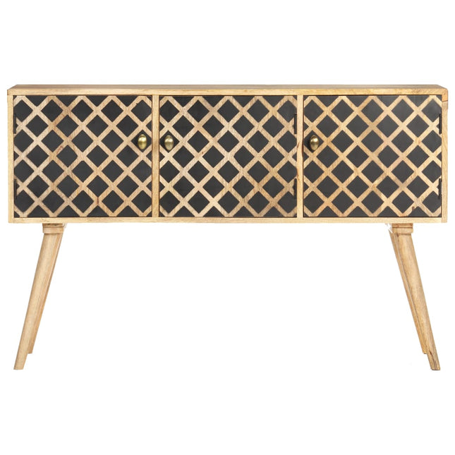Credenza 118x35x75 cm in Legno Massello di Mango