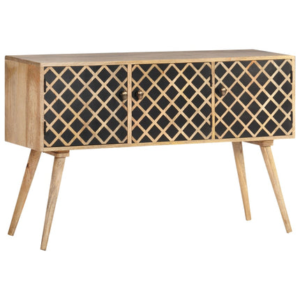 Credenza 118x35x75 cm in Legno Massello di Mango