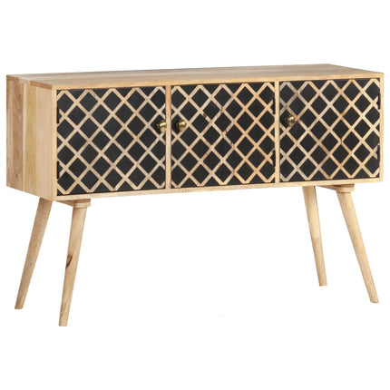 Credenza 118x35x75 cm in Legno Massello di Mango