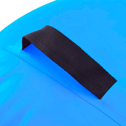 Rullo da Ginnastica Gonfiabile con Pompa 100x60 cm in PVC Blu