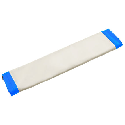 Tappeto Galleggiante Gonfiabile Blu e Bianco 300x200x15 cm