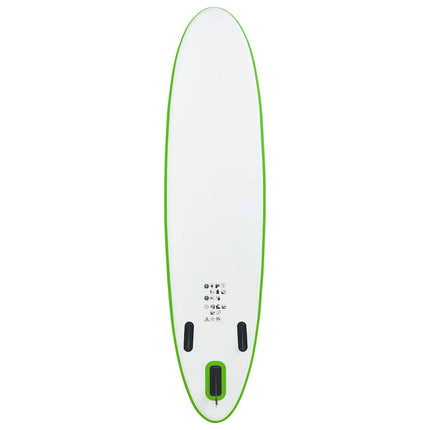 Set Tavola Gonfiabile da SUP Verde e Bianco