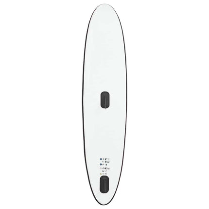 Set Tavola Gonfiabile da SUP con Vela Nero e Bianco