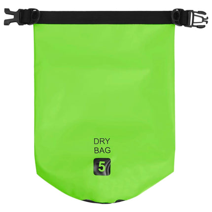 Borsa Impermeabile Verde 5 L in PVC