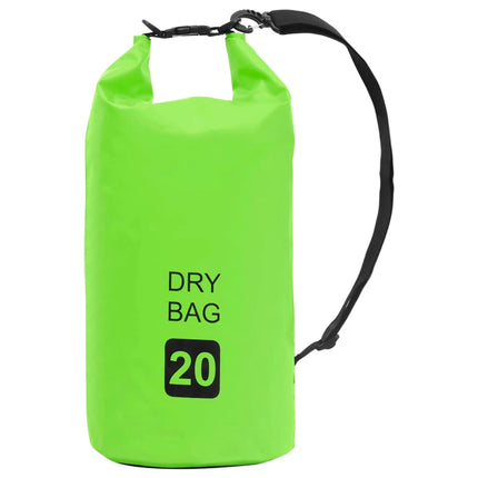 Borsa Impermeabile Verde 20 L in PVC
