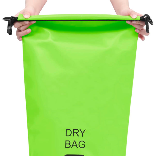 Borsa Impermeabile Verde 20 L in PVC
