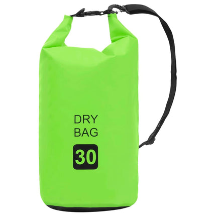 Borsa Impermeabile Verde 30 L in PVC