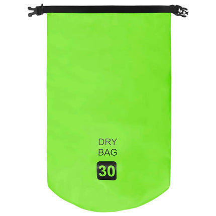 Borsa Impermeabile Verde 30 L in PVC