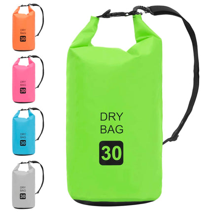Borsa Impermeabile Verde 30 L in PVC