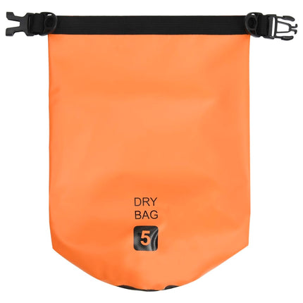 Borsa Impermeabile Arancione 5 L in PVC