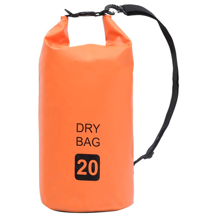 Borsa Impermeabile Arancione 20 L in PVC