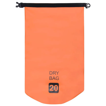 Borsa Impermeabile Arancione 20 L in PVC