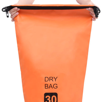 Borsa Impermeabile Arancione 30 L in PVC
