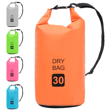 Borsa Impermeabile Arancione 30 L in PVC