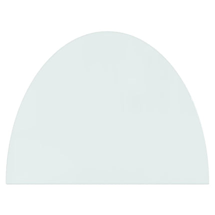 Lastra in Vetro per Caminetto Semicircolare 800x600 mm