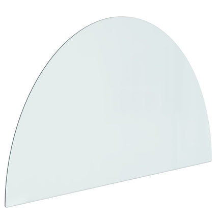 Lastra in Vetro per Caminetto Semicircolare 1000x600 mm