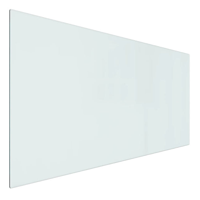 Lastra in Vetro per Caminetto Rettangolare 100x50 cm
