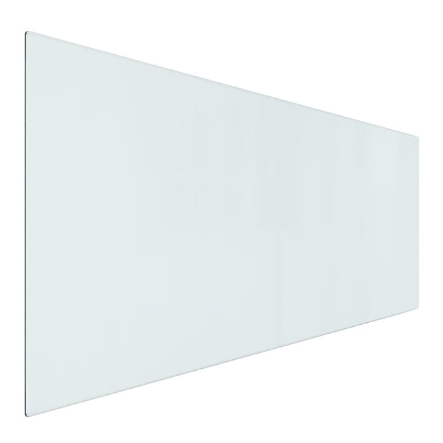 Lastra in Vetro per Caminetto Rettangolare 120x50 cm
